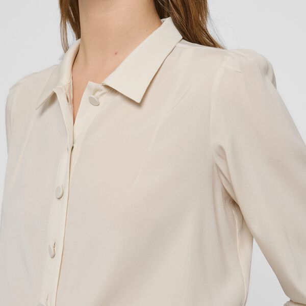 PaolaDEA Blouse Long Sleeved, cloud cream, Dea Kudibal
