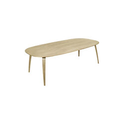 GUBI Elliptical Dining Table, matt lacquered oak, GUBI