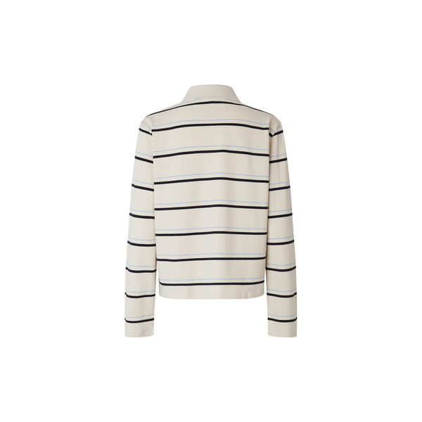 Lovella Striped Polo LL Tee, summer sand, Second Female