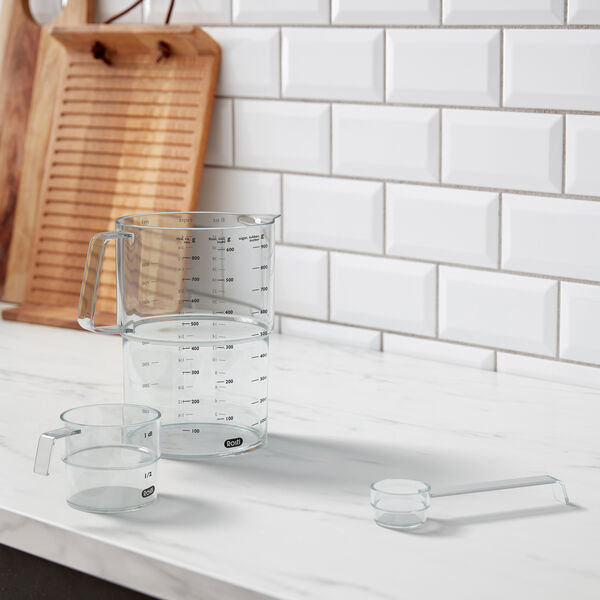 Mensura Måttbägare, clear, Rosti