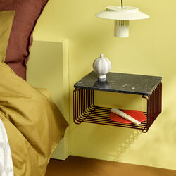 Panton Wire Halv höjd, 07 black red, Montana Furniture