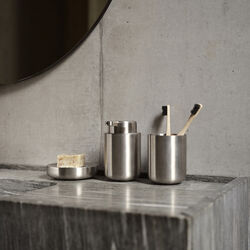 Ume tandborstmugg, steel, Zone Denmark
