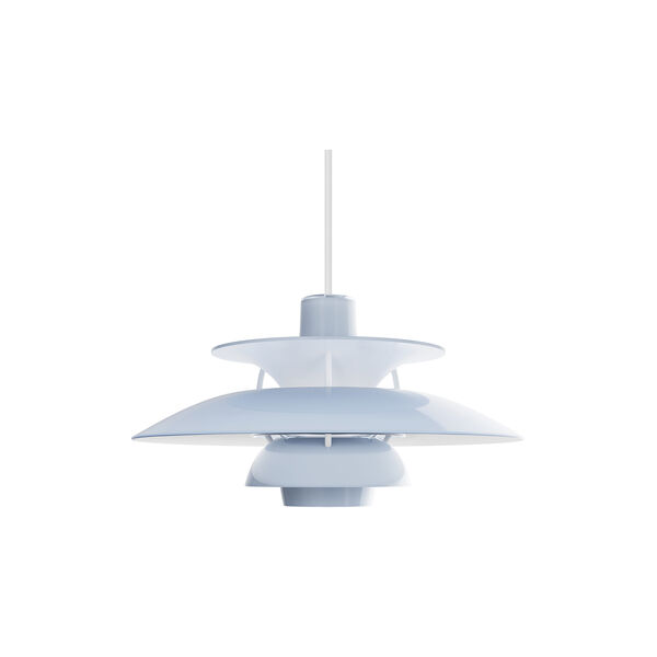 PH 5 320 Opal Pendant, opal pale blue, Louis Poulsen
