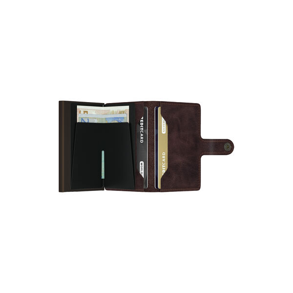 Miniwallet, vintage chocolate Miniwallet, vintage chocolate, Secrid