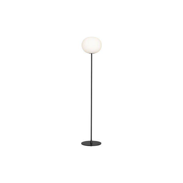 Glo-Ball F2 Floor Lamp, black/opal, Flos