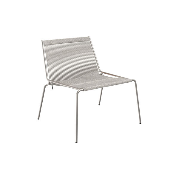 Noel Lounge Chair, steel/fair grey wool, Thorup Copenhagen
