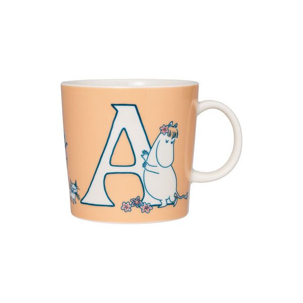 Mumin mugg 40 cl Alfabet A, Moomin Arabia