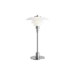 PH 2/1 bordslampa, krom PH 2/1 bordslampa, krom, Louis Poulsen