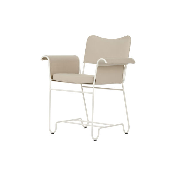 Tropique Dining Chair without Fringes, beige/classic white, GUBI