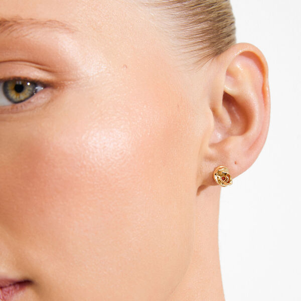 RIYAN earrings, gold plated, Pilgrim