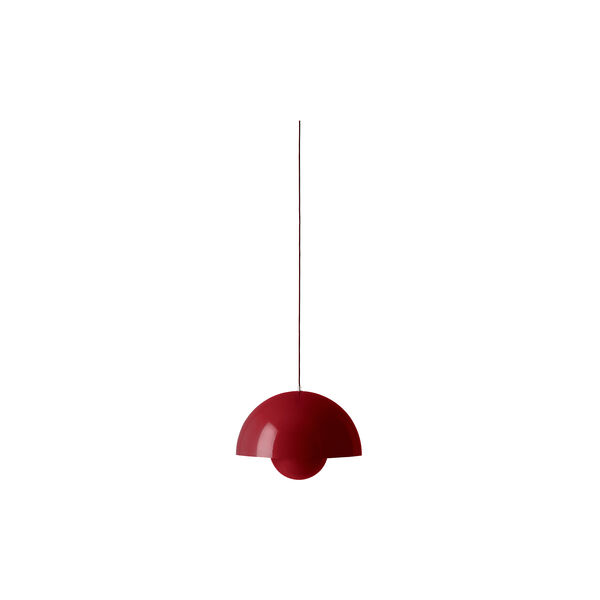 Flowerpot VP2 Pendant, vermilion red, &Tradition