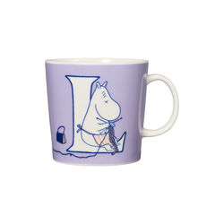 Mumin mugg 40 cl Alfabet L, Moomin Arabia