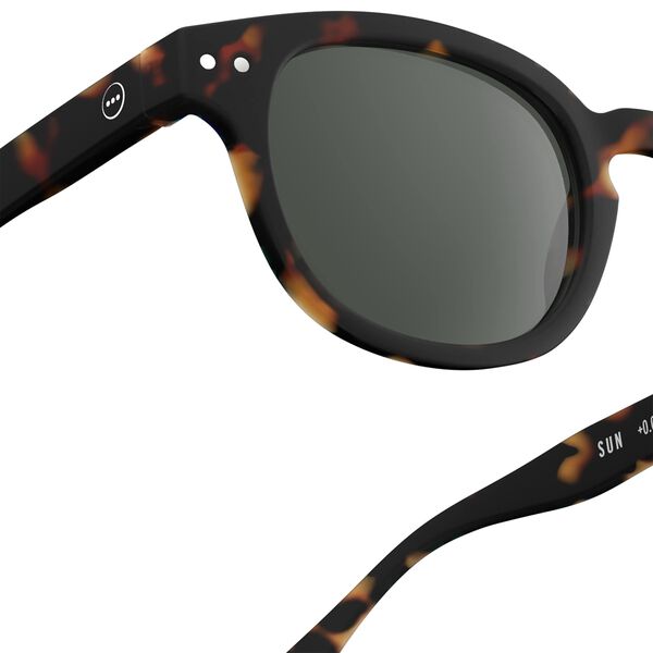 #C SUN Sunglasses, tortoise, IZIPIZI