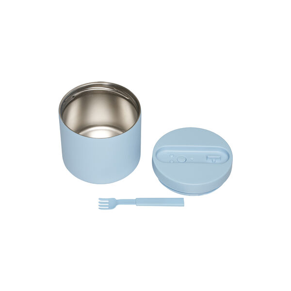 Travel Termo matl&aring;da, light blue, Design Letters
