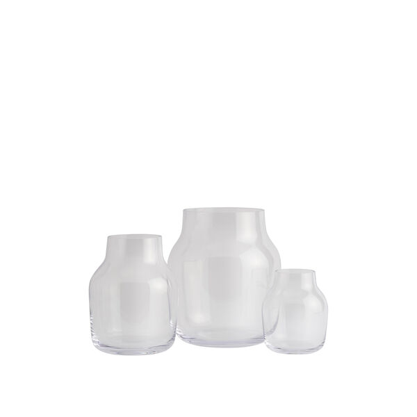 Silent Vase, clear, Muuto