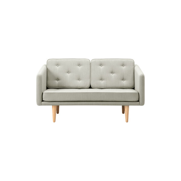 FF2002 No. 1 Sofa 2P 143 cm, mood 1101/oak light oil, Fredericia Furniture