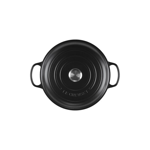 Signature gjutj&auml;rn buff&eacute;tgryta 30 cm, matte black, Le Creuset