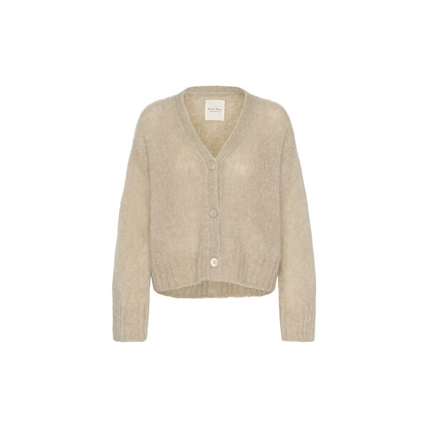 ZendayaPW Cardigan, light camel melange, Part Two