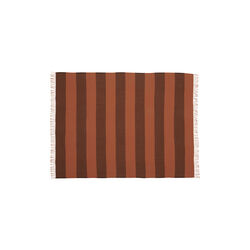 The Polychrome Throw, 01001 orange brown, Silkeborg Uldspinderi