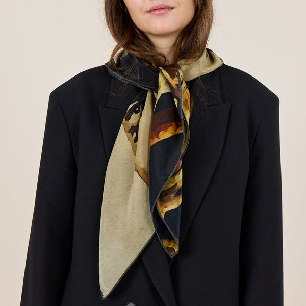 BRACKETS&nbsp;Scarf, black/sand, Bella Ballou