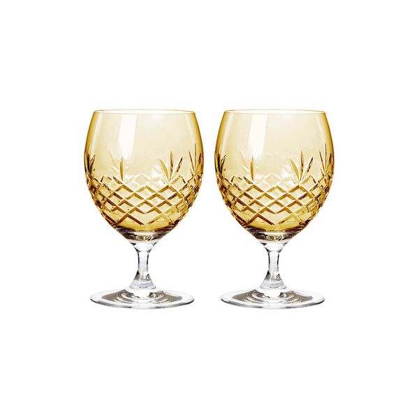 Crispy Eightball glas, citrine Crispy Eightball glas, citrine, Frederik Bagger