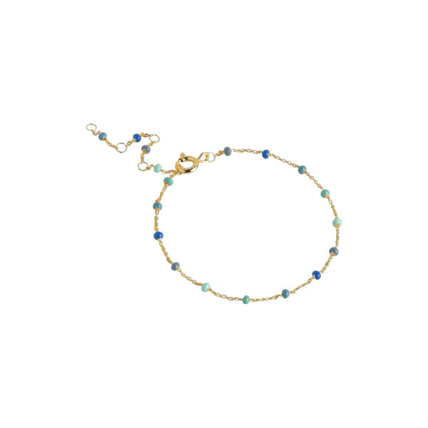 Lola armband, gold/atlantic, ENAMEL Copenhagen
