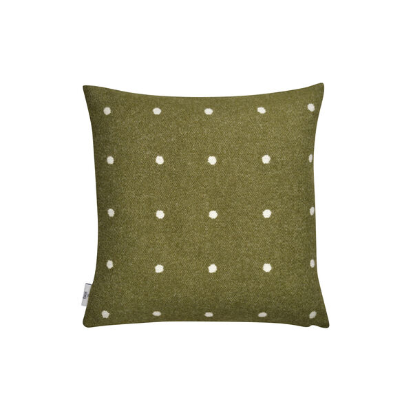 PASTILLE Cushion, green moss, Røros Tweed