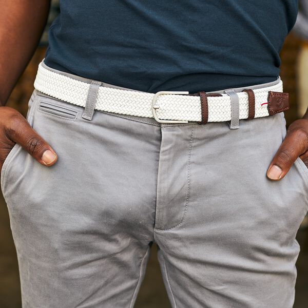 Lisbon bälte, white, La Boucle