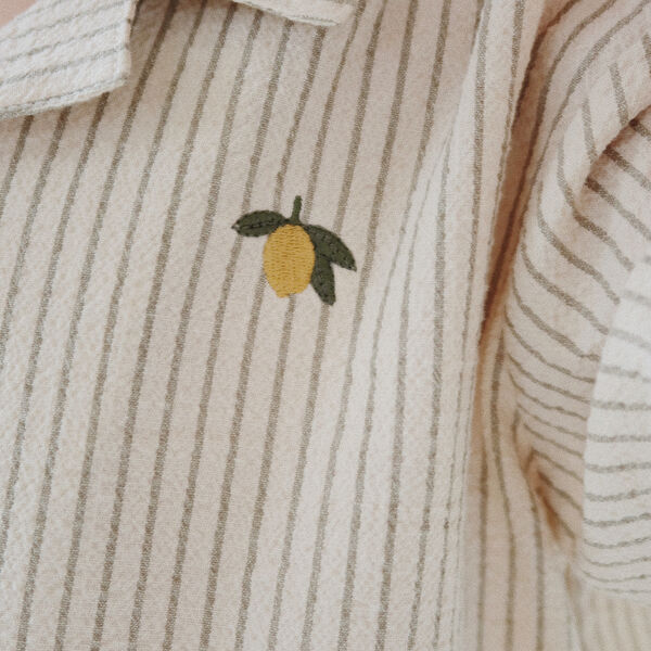 Elliot SS Shirt, tea stripe, Konges Sl&oslash;jd