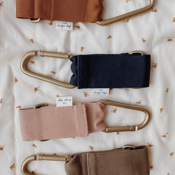 Stroller Straps, walnut, Konges Sl&oslash;jd