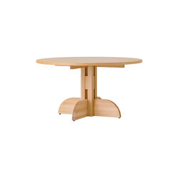 Puffin Dining Table | Round | &Oslash; 140 | Oak Veneer, Audo Copenhagen