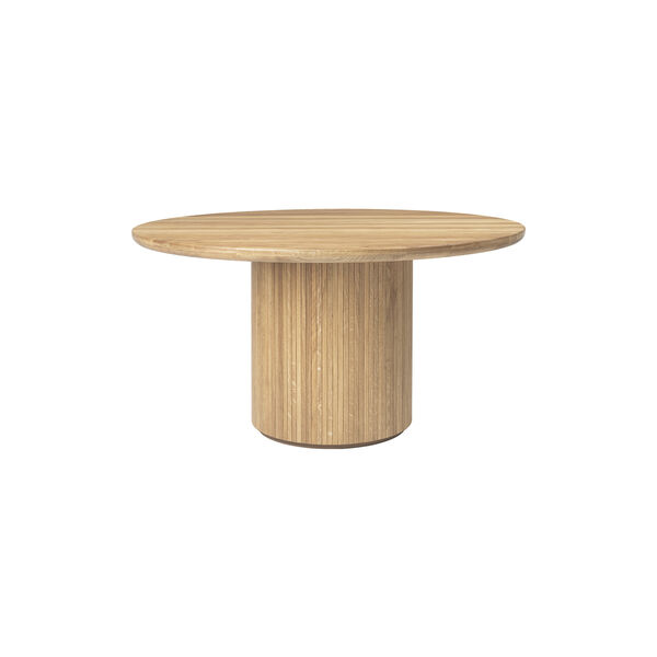 Moon Round Dining Table, oiled oak, GUBI