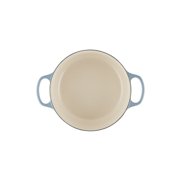 Signature gjutj&auml;rn rund gryta &Oslash; 24 cm, chambray, Le Creuset