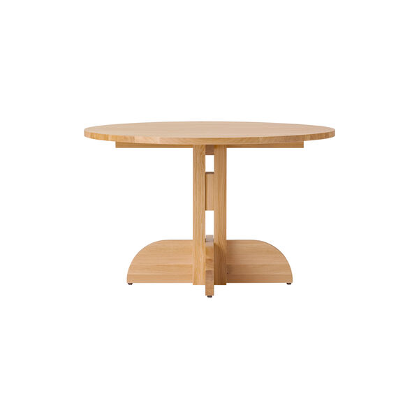 Puffin Dining Table | Round | &Oslash; 120 | Solid Oak, Audo Copenhagen
