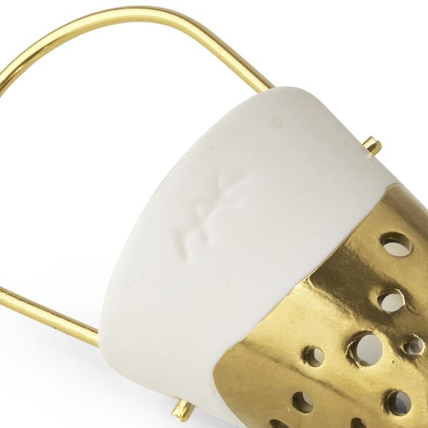 Nobili julstrut, guld, K&auml;hler