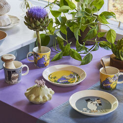 Mumin tallrik Ø 19 cm Muminpappa, Moomin Arabia