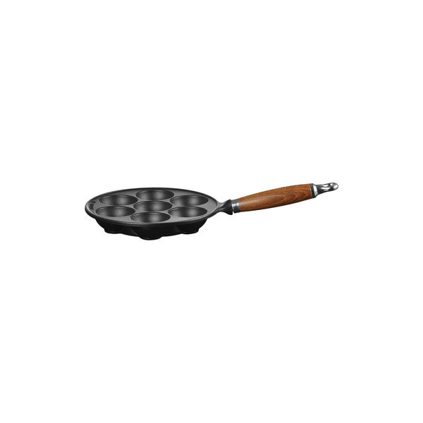 Munkpanna med tr&auml;handtag 20 cm, matte black, Le Creuset