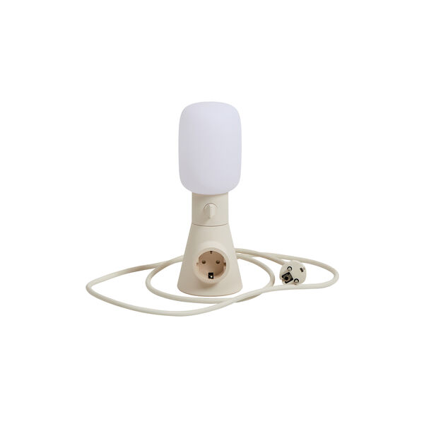 Plug-in Lamp, pearl, Pedestal