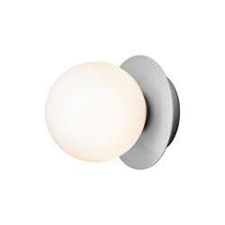 Liila 1 Small Wall Lamp, light silver/opal, Nuura