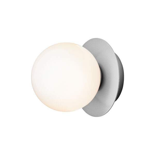 Liila 1 Small Wall Lamp, light silver/opal, Nuura