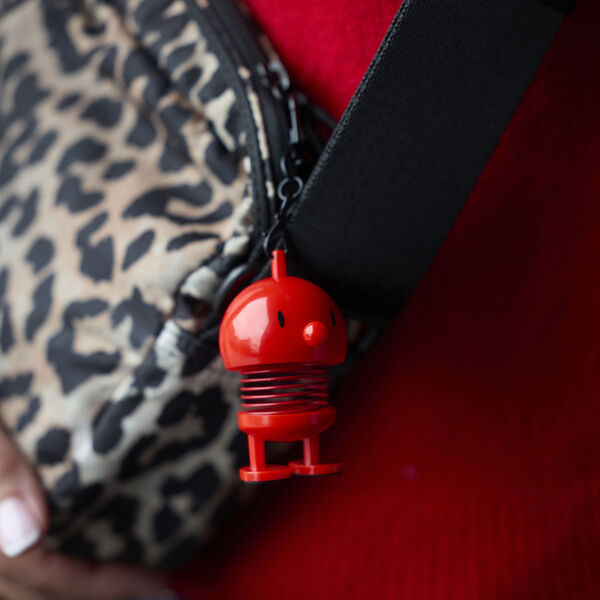 Hoptimist Bumble Bag charm, red, Hoptimist