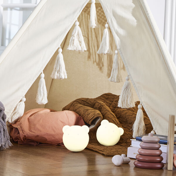 Blob Soft lamp, white / moon grey, Kreafunk