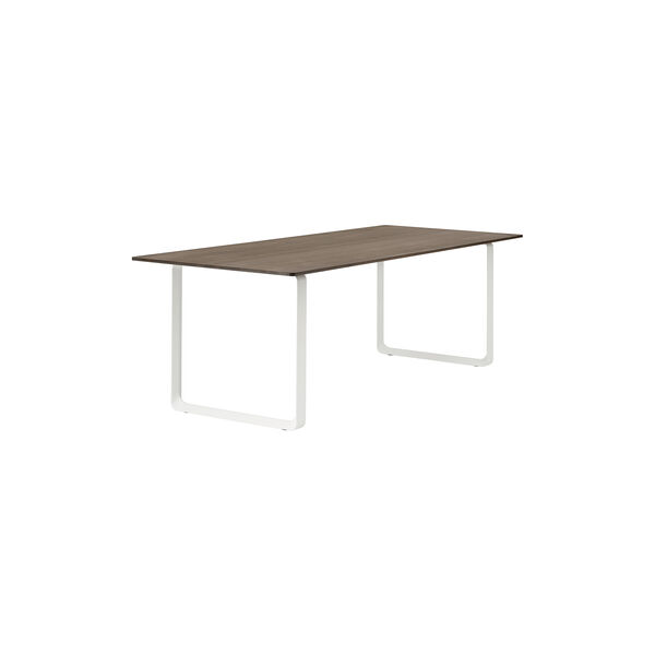70/70 Table, solid smoked oak/white, Muuto