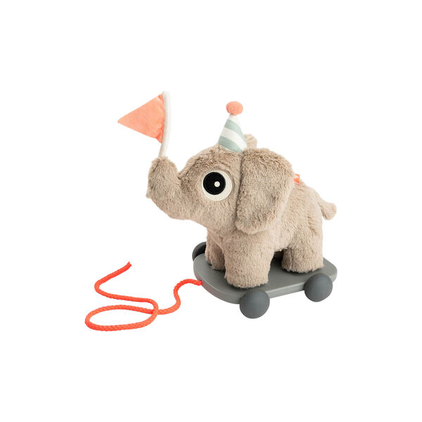 Elphee Pull Along 2-in-1 Toy, sand, Done by Deer
