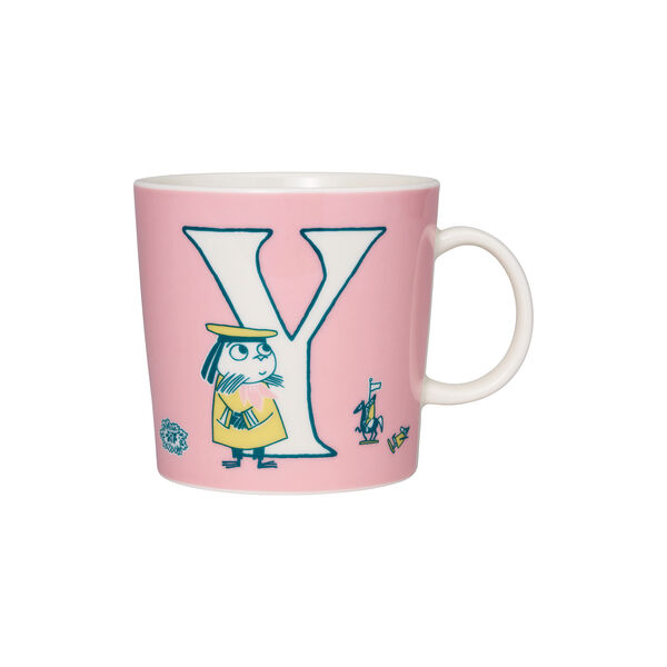 Mumin mugg 40 cl Alfabet Y, Moomin Arabia