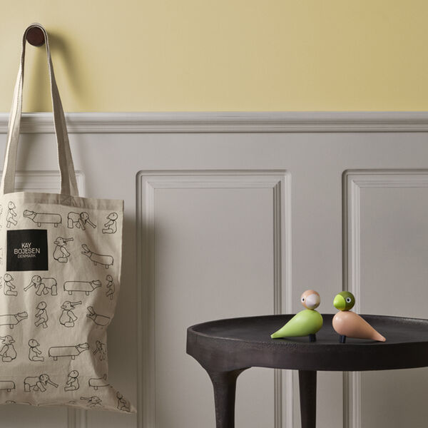 Turturduvor, ljusgrön/rosa, Kay Bojesen Denmark