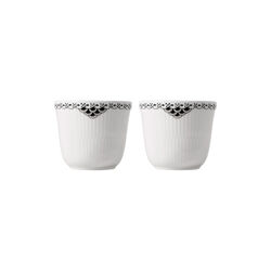 Svart spets termomugg 26 cl 2 pcs, Royal Copenhagen