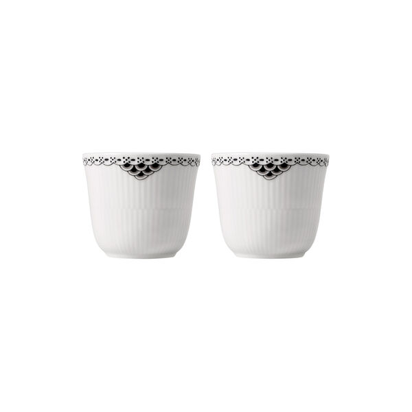 Svart spets termomugg 26 cl 2 pcs, Royal Copenhagen
