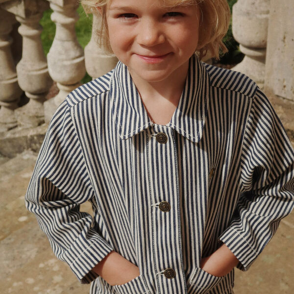 Fender Jacket, naval stripe, Konges Sl&oslash;jd