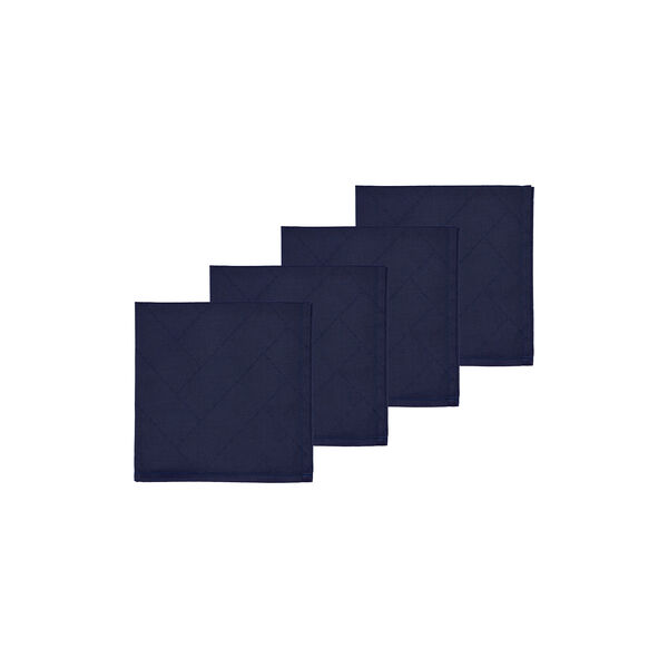 Tiles Damask tygservett, indigo, Södahl